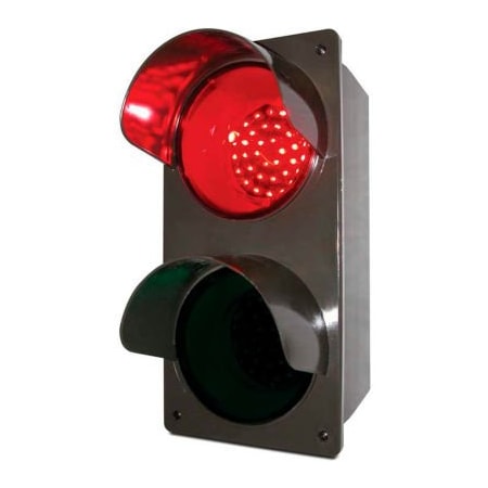 Tapco, Traffic & Parking Control Co 108983 LED Traffic Controller Signal, Vertical, Red/Green, Wall Mount, 120V 143468